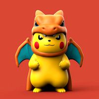POKEMON - PIKACHU CHARIZARD SKIN | 3D