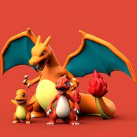 POKEMON - CHARMANDER EVOLUTION | 3D