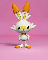 pokemon scorbunny | 3D