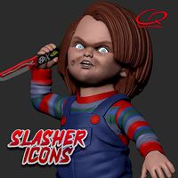 Childs play - Chucky Full Figure - Slasher Icons | 3D