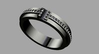 Tiffany-t-Narrow Diamon Ring | 3D