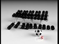 Download free Barbell row 3D Model