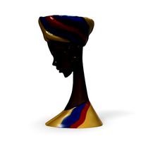 African Woman - Palenquera de Cartagena - STL for 3D printing | 3D