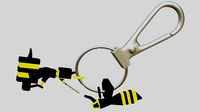 A knight rides a bee and fights a wasp | 3D
