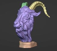 Goat bust | 3D