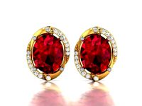 Women Earring 3dm stl fbx obj Render Details | 3D