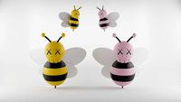Kaws Dior Bee for Print | 3D