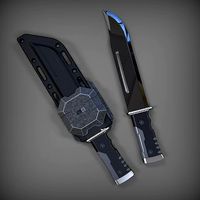 Halo Infinite Knife Attachment 3D Print File | 3D