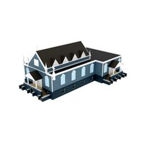 lowpoly church 01