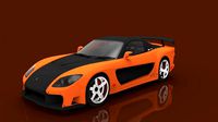 mazda rx-7 fd3s with bodykit veilside fortune