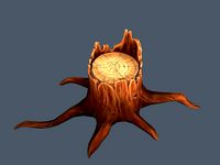 stylized stump
