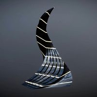 twisted layered tower glass
