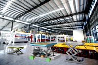 scissor lifting platform machine assembly