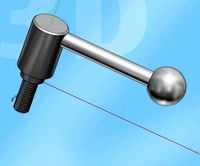 threaded machine handle
