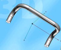 simple curve handle