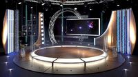 virtual tv studio chat set 23