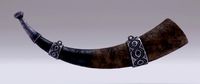viking blowing horn
