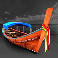 3d boat model