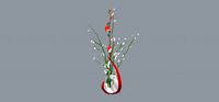 rose branch with blossoms
