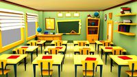 classroom cartoon