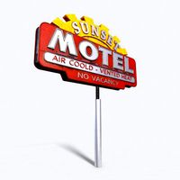 motorway motel sign pbr