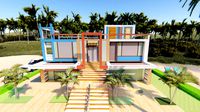 sketch up duplex home