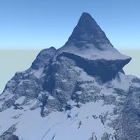 snow rocks