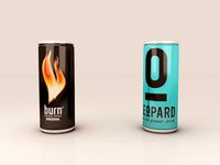 energy drink cans