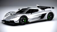 koenigsegg jesko 2020 lowpoly