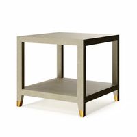 restoration hardware graydon shagreen square side table