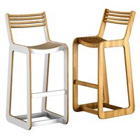d-bar chair slatted
