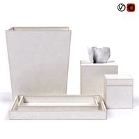 restoration hardware brazilian hide bath accessories ivory