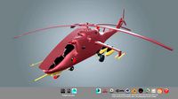 low poly helicopter