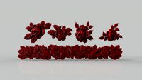rose set for cnc and 3d printer