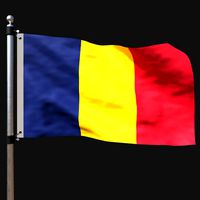 Flag of chad