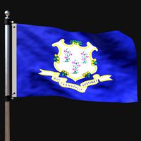 Flag of connecticut