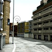 middle east streetscape