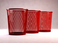 bin---wastepaper basket with iron mesh