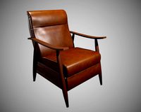 wooden chair 3d model