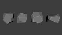 low poly rock pack