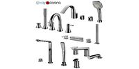 Mortise mixers for bathtubs set 132
