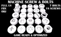 Screw and bolt Heads  Collection