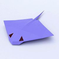 Stingray fish low poly 3d model