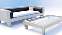 Mueble con mesa de Centro