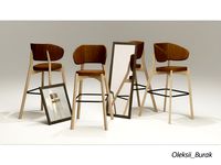 Stylish wooden chair