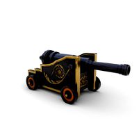 pirate cannon stylized - pbr
