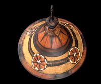 leather fiber hat