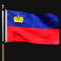 Flag of liechtenstein