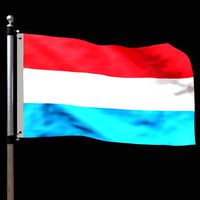 Flag of luxembourg