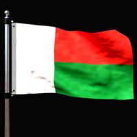 Flag of madagascar